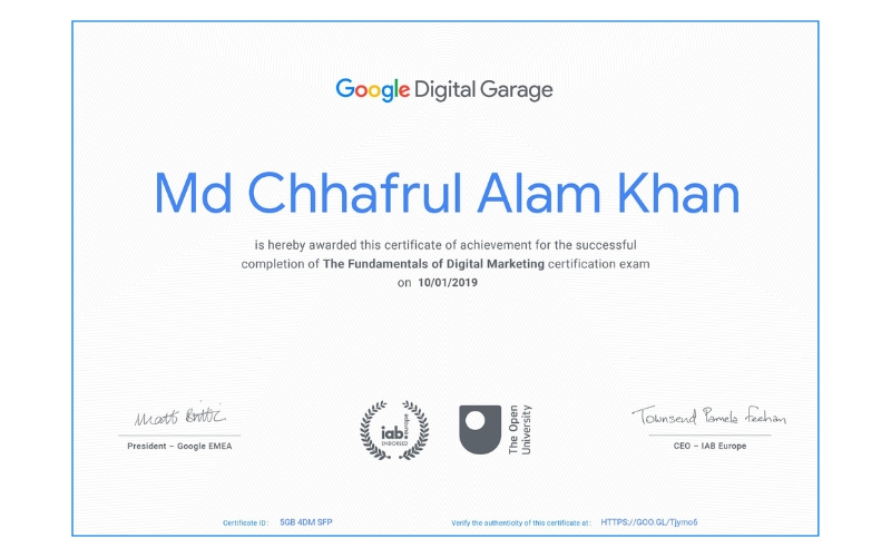 khóa học marketing online của Google Digital Garage