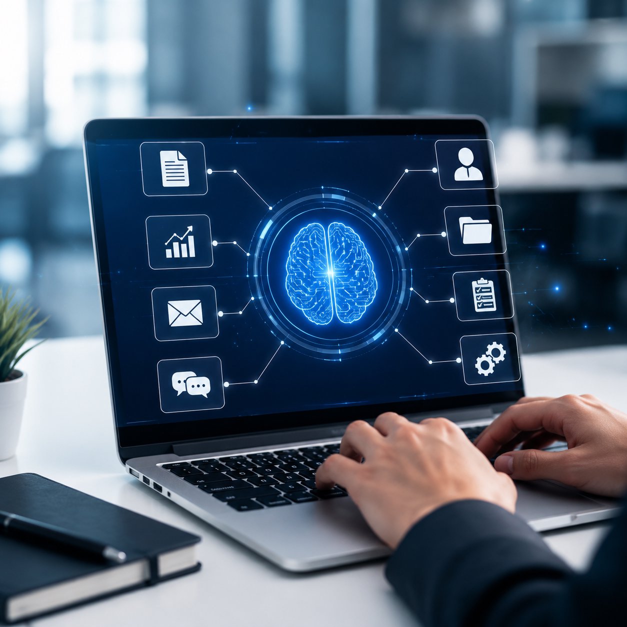 Ứng dụng AI trong doanh nghiệp: Tự động hóa tác vụ lặp lại khi vận hành website Ứng dụng AI trong doanh nghiệp: Tự động hóa tác vụ lặp lại khi vận hành website